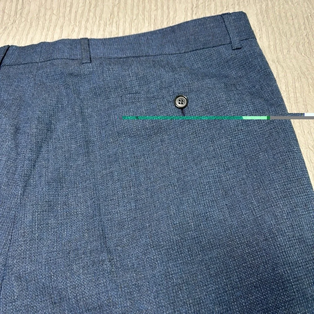 Vintage Pronto Uomo Wool Pleated Pants Men's 40 Unhemmed Dress Slacks NWT